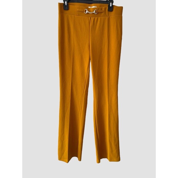 Retrology Mustard Yellow Comfort Waist Stretch Barely Boot Pull On Pants Med NWT - Picture 1 of 6